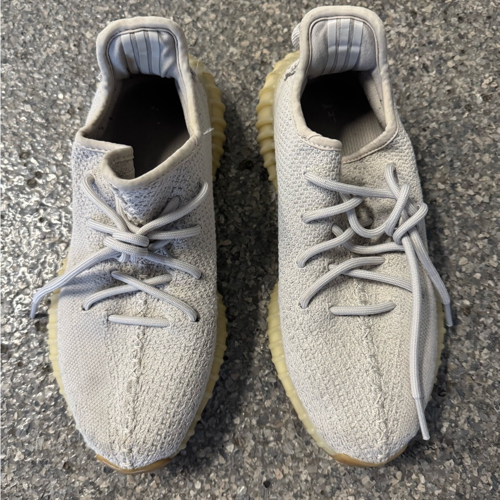 Men women Yeezy sneakers shoes nude beige 7.5